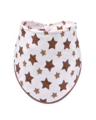 T-TOMI Bambusový slintáčik Beige stars