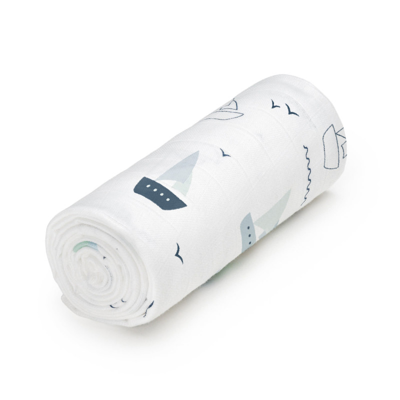 T-TOMI Veľká bavlnená TETRA osuška Boats