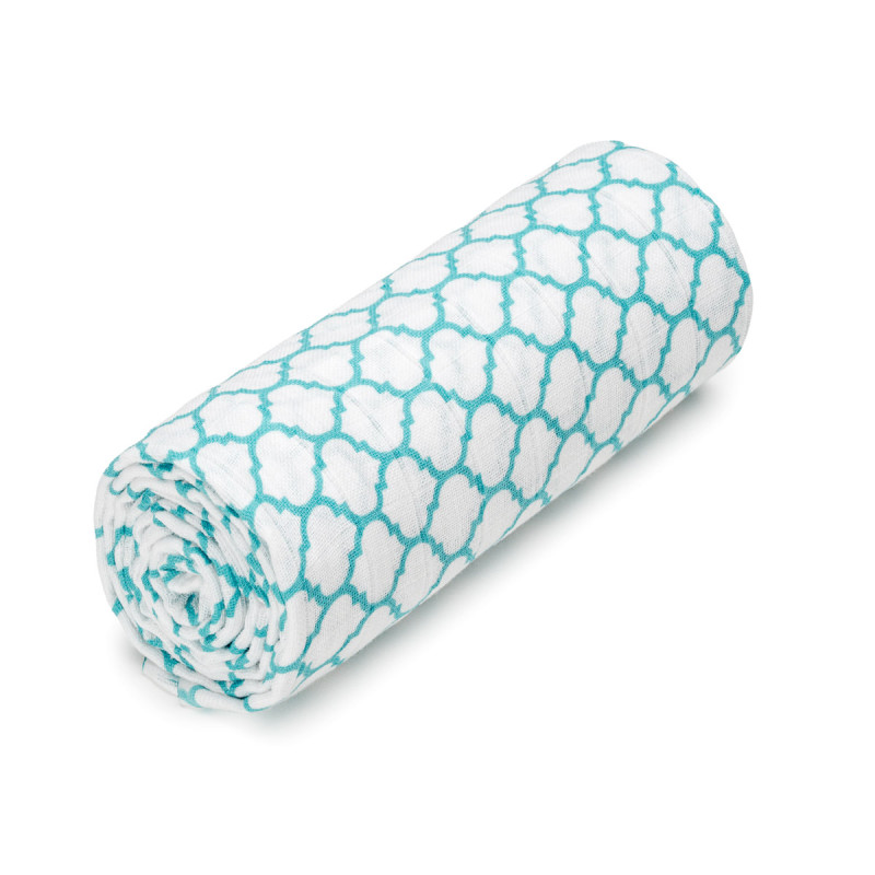 T-TOMI Veľká bavlnená TETRA osuška Blue renaissance