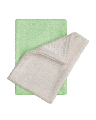 Koupací žínky - rukavice Natur + Green 